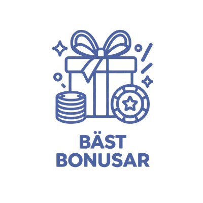 Casinon med bäst bonusar